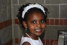 a lovely flower girl